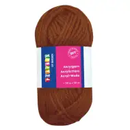 PlayBox: Akrylowa włóczka 50g brązowa