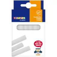 PlayBox: Białe kredy zestaw 12 sztuk 8 cm długości, 9 mm średnicy