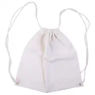 PlayBox: Biały worek gimnastyczny, worek sportowy 34x35 cm