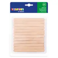 PlayBox: Dekoracyjne drewniane patyczki z zaokrąglonymi rogami 110x10mm, opakowanie 96 sztuk