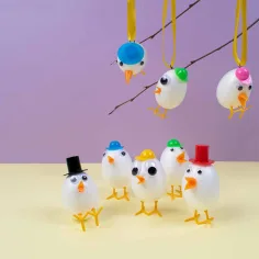PlayBox: Dekoracyjne jajko styropianowe 80x60mm 1 szt. zdjęcie 2