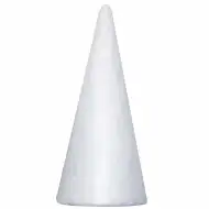 PlayBox: Dekoracyjny stożek styropianowy 190 mm, 1 sztuka