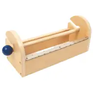 PlayBox: Drewniany uchwyt na taśmę klejącą 18x8,7 cm