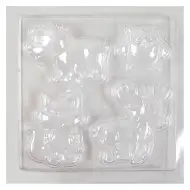 PlayBox: Forma do odlewu gipsowego ze zwierzętami 17x17cm