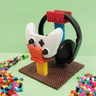 PlayBox: Go Green 9 mm XL koraliki do prasowania, mix 10 kolorów, 900 szt. w wiaderku