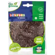 PlayBox: Go Green koraliki do prasowania MIDI 5mm, 1000 sztuk, brązowe