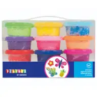 PlayBox: Modelująca masa piankowa, zestaw 12 sztuk, 14 gramów/słoiczek