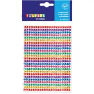 PlayBox: Samoprzylepne kolorowe cyrkonie 525 szt. 5 mm