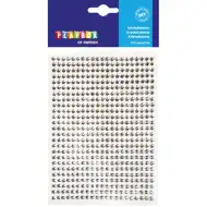 PlayBox: Samoprzylepne srebrne cyrkonie 525 sztuk