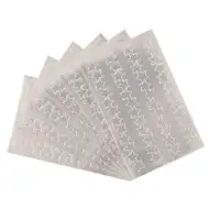 PlayBox: Samoprzylepne srebrne gwiazdki 288 sztuk 13 mm