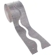 PlayBox: Srebrna taśma falista w rolce 50mm 15m