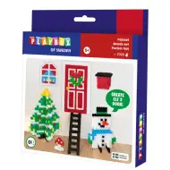 PlayBox: Zestaw 2000 sztuk koralików MIDI do prasowania, 5 mm – Świąteczny nastrój