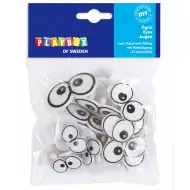 PlayBox: Zestaw 25 sztuk plastikowych wesołych oczek
