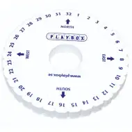 PlayBox: Zestaw kółek przędzalniczych 10 cm, 10 szt.