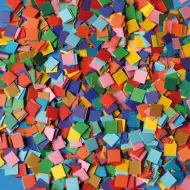 PlayBox: Zestaw mozaiki papierowej w podstawowych kolorach, 10 000 sztuk, 10x10 mm