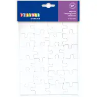 PlayBox: Zestaw pustych puzzli 20,5x14,5cm 16 sztuk