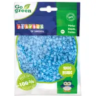 PlayBox: Zielone 5mm MIDI prasowalne koraliki 1000 sztuk w jasnoniebieskim kolorze