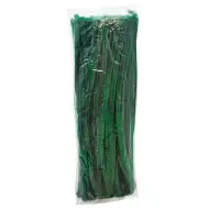 PlayBox: Zielone druciki kreatywne z chenille 100 sztuk, 6 mm