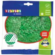 PlayBox: Zielone w odcieniu trawy koraliki MIDI do prasowania, 5 mm, opakowanie 6000 sztuk