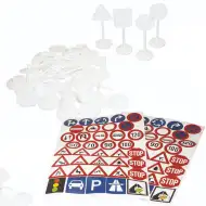 PlayBox: Znaki drogowe z naklejkami