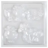 PlayBox: Zwierzęta gospodarskie forma do odlewów gipsowych 17x17 cm
