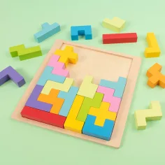 PlayBox: drewniana układanka Pentomino, 12 szt.