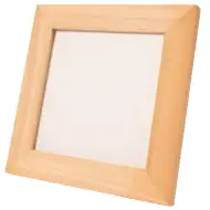 Playbox: Ramka do malowania z surowego drewna – 120 x 120 mm