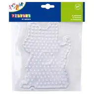 Playbox: XL prasowalna podkładka do koralików – 1 sztuka (w kształcie kota, psa lub konia)