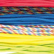 Playbox: Zestaw kolorowych sznurków do plecenia – 3,4 mm, 6 x 2,6 m
