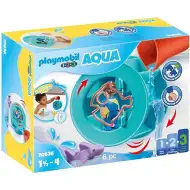 Playmobil: 1-2-3 Koło wodne z małym rekinem (70636)