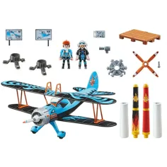 Playmobil: Air Stuntshow - Dwupłatowiec "Feniks" z dźwiękiem (70831) zdjęcie 2