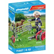 Playmobil: Ratowanie zwierząt przez strażaków (71467)