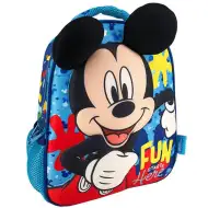 Plecak przedszkolny z wzorem 3D Mickey Mouse Fun Starts Here, 27x10x31 cm