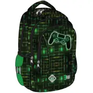 Plecak szkolny St.Right Neon z motywem kontrolera do gier, BP26 39x27x17 cm