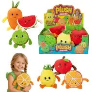 Pluszowe owoce 16 cm, w różnych wariantach, 1 szt.