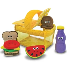 Pluszowy kosz piknikowy 9-częściowy zestaw - Melissa & Doug zdjęcie 3