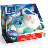 Pluszowy króliczek projektor zorzy polarnej - Clementoni baby
