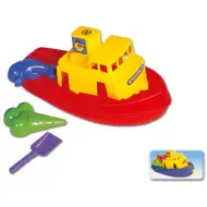 Pływająca łódka z foremkami do piaskownicy - D-Toys