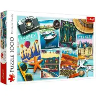 Pocztówki z letnich wakacji puzzle 1000 elementów - Trefl