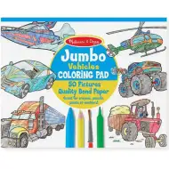 Pojazdy Jumbo kolorowanka - Melissa &amp; Doug