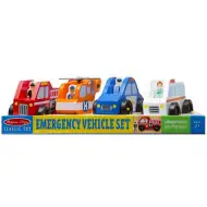 Pojazdy i figurki ratunkowe z drewna – Melissa &amp; Doug