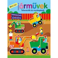 Pojazdy z naklejkami - Książeczka z naklejkami ciężarówek i maszyn roboczych