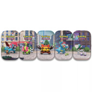 Pokémon TCG: Lumiose City Mini Tin — kolekcjonerski zestaw kart w metalowym pudełku, różne warianty, 1 szt.