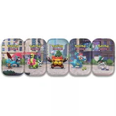 Pokémon TCG: Lumiose City Mini Tin — kolekcjonerski zestaw kart w metalowym pudełku, różne warianty, 1 szt.