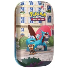 Pokémon TCG: Lumiose City Mini Tin — kolekcjonerski zestaw kart w metalowym pudełku, różne warianty, 1 szt. zdjęcie 5