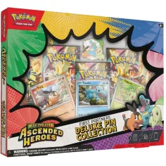Pokémon TCG: Mega Evolution – Ascended Heroes Pierwsi Partnerzy Deluxe Kolekcja Przypinek — zestaw kart