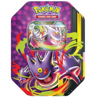 Pokémon TCG: Mega Moonlit Tin – kolekcjonerski zestaw kart w dwóch wersjach, 1 szt.