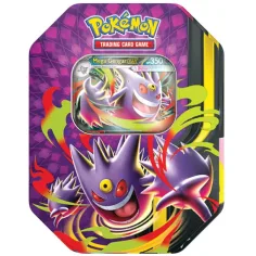 Pokémon TCG: Mega Moonlit Tin – kolekcjonerski zestaw kart w dwóch wersjach, 1 szt.