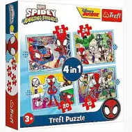 Póki i jego wspaniali przyjaciele 4 w 1 zestaw puzzli - Trefl
