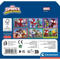 Spidey i super-kumple 6-elementowe klocki obrazkowe - Clementoni zdjęcie 2